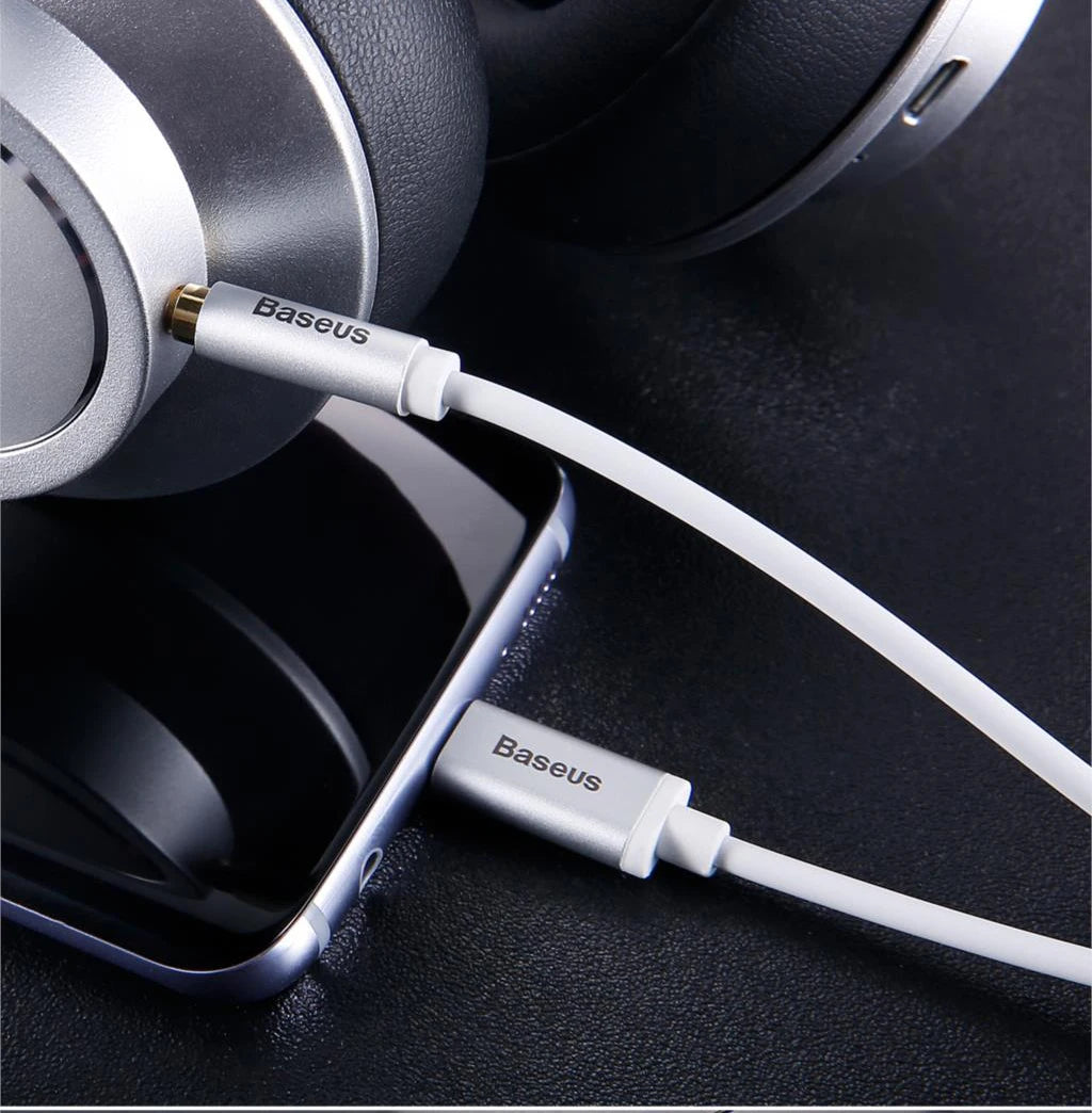 Baseus USB Type C Aux Audio Cable USBC to 3.5mm Jack Female Adapter For Headphone Headset Speaker Cord For Xiaomi Huawei Samsung