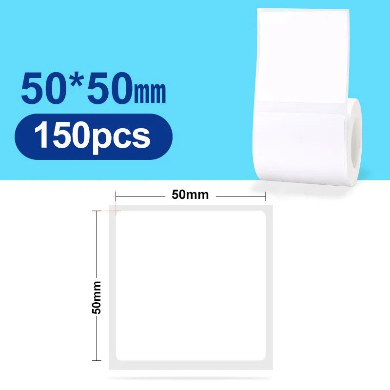 NIIMBOT Thermal Label Paper for B1/B21/B3S Printer 10 Rolls Set Scratch-resistant Sticker Waterproof Oil-Proof Label Tape