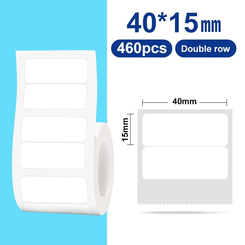 NIIMBOT Thermal Label Paper for B1/B21/B3S Printer 10 Rolls Set Scratch-resistant Sticker Waterproof Oil-Proof Label Tape