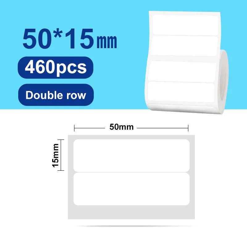 NIIMBOT Thermal Label Paper for B1/B21/B3S Printer 10 Rolls Set Scratch-resistant Sticker Waterproof Oil-Proof Label Tape