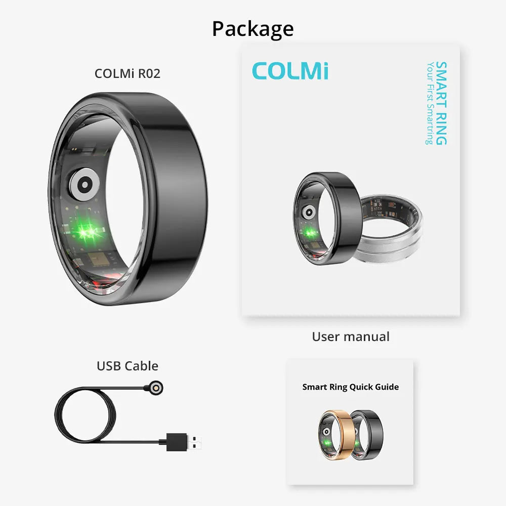 COLMI R02 Smart Ring - Black