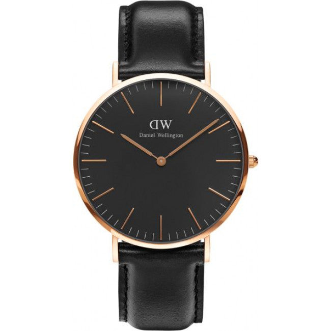 Daniel Wellington - Classic Sheffield Rose Gold Black 40mm