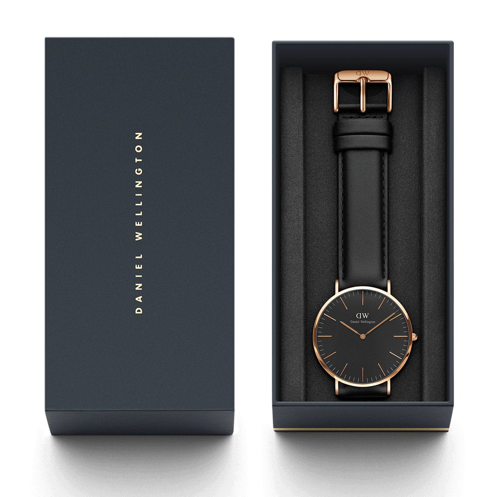 Daniel Wellington - Classic Sheffield Rose Gold Black 40mm