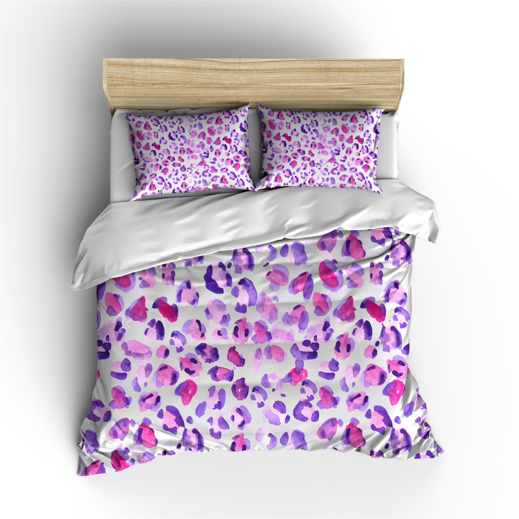 Helen George Luxury Line Duvet Cover Set - Tiger Purple