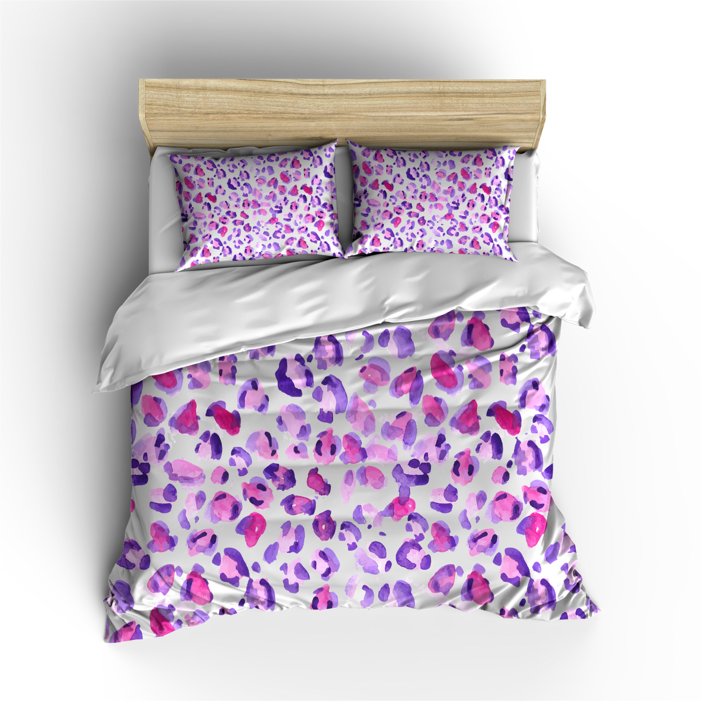 Helen George Luxury Line Duvet Cover Set - Tiger Purple