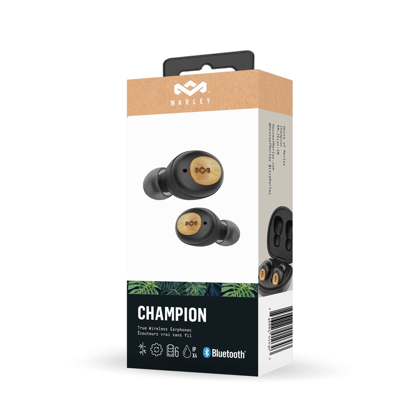 House of Marley Champion Ear Buds - Schwarz