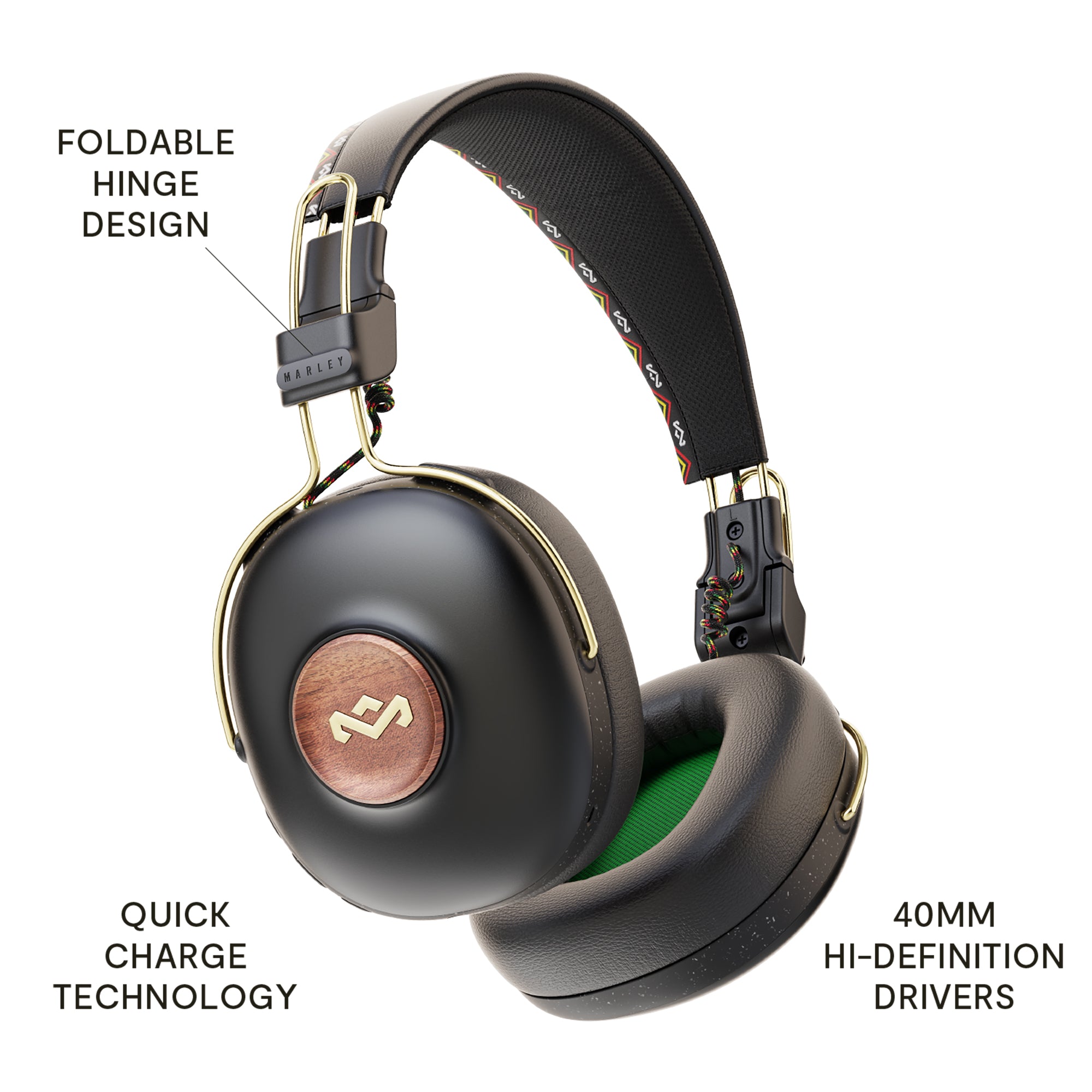 House of Marley Positive Vibration Frequency - Bluetooth Over-Ear Kopfhöre