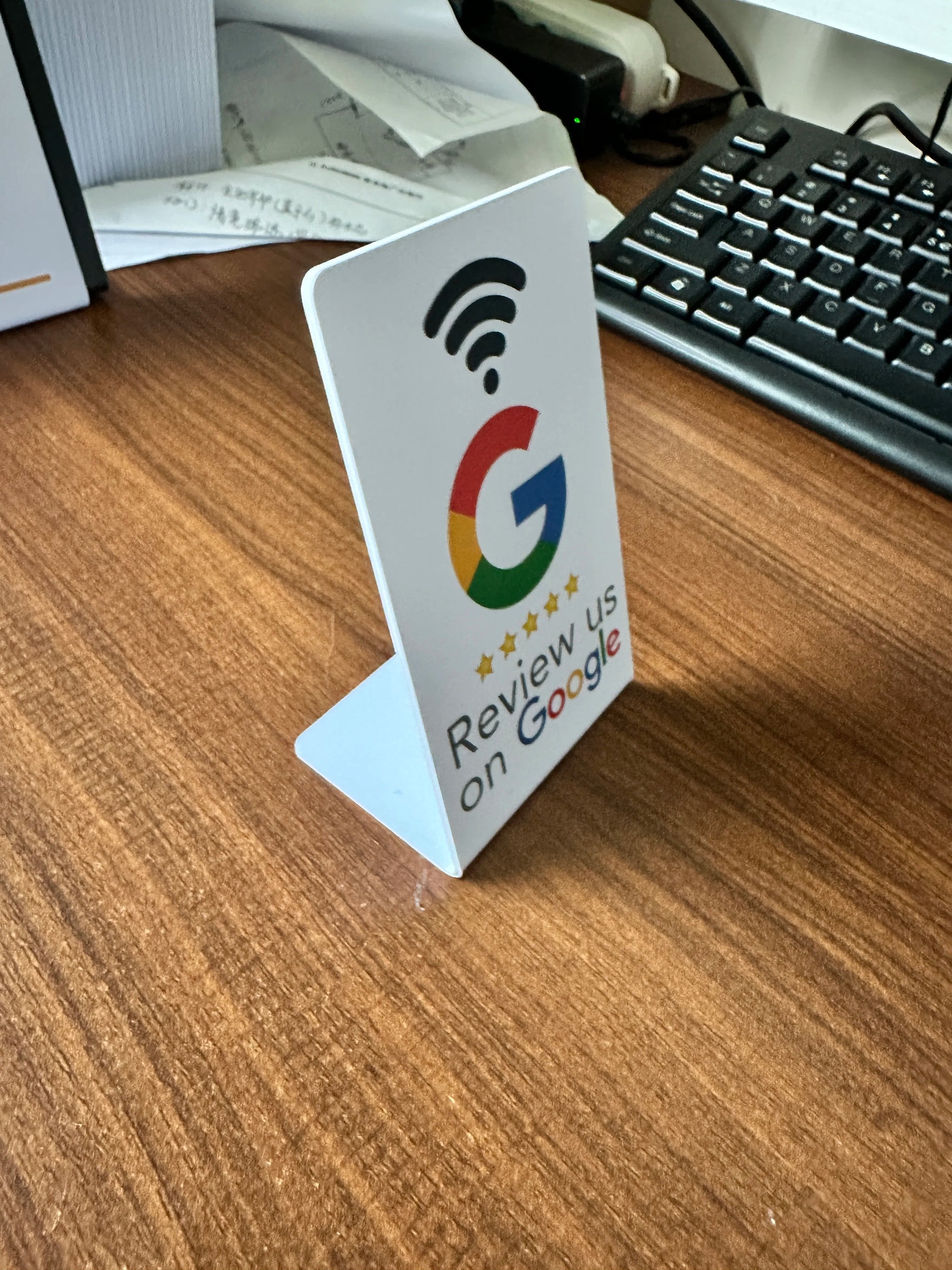 Google Review Acrylic Stickers & Card