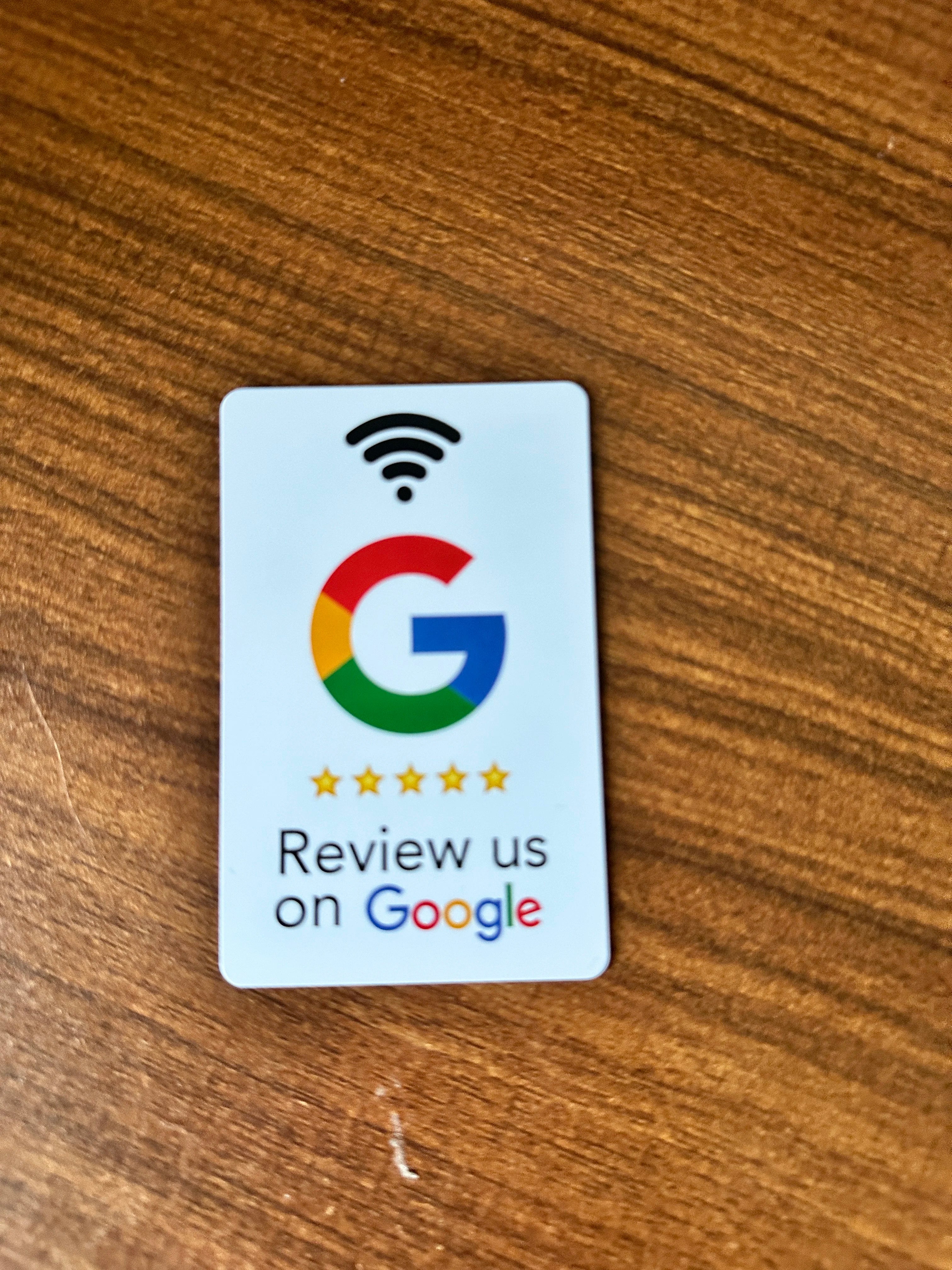 Google Review Acrylic Stickers & Card