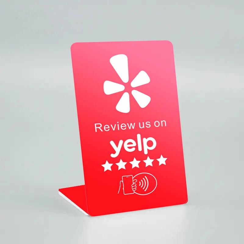 NFC Stand Display Quick Access - Yelp