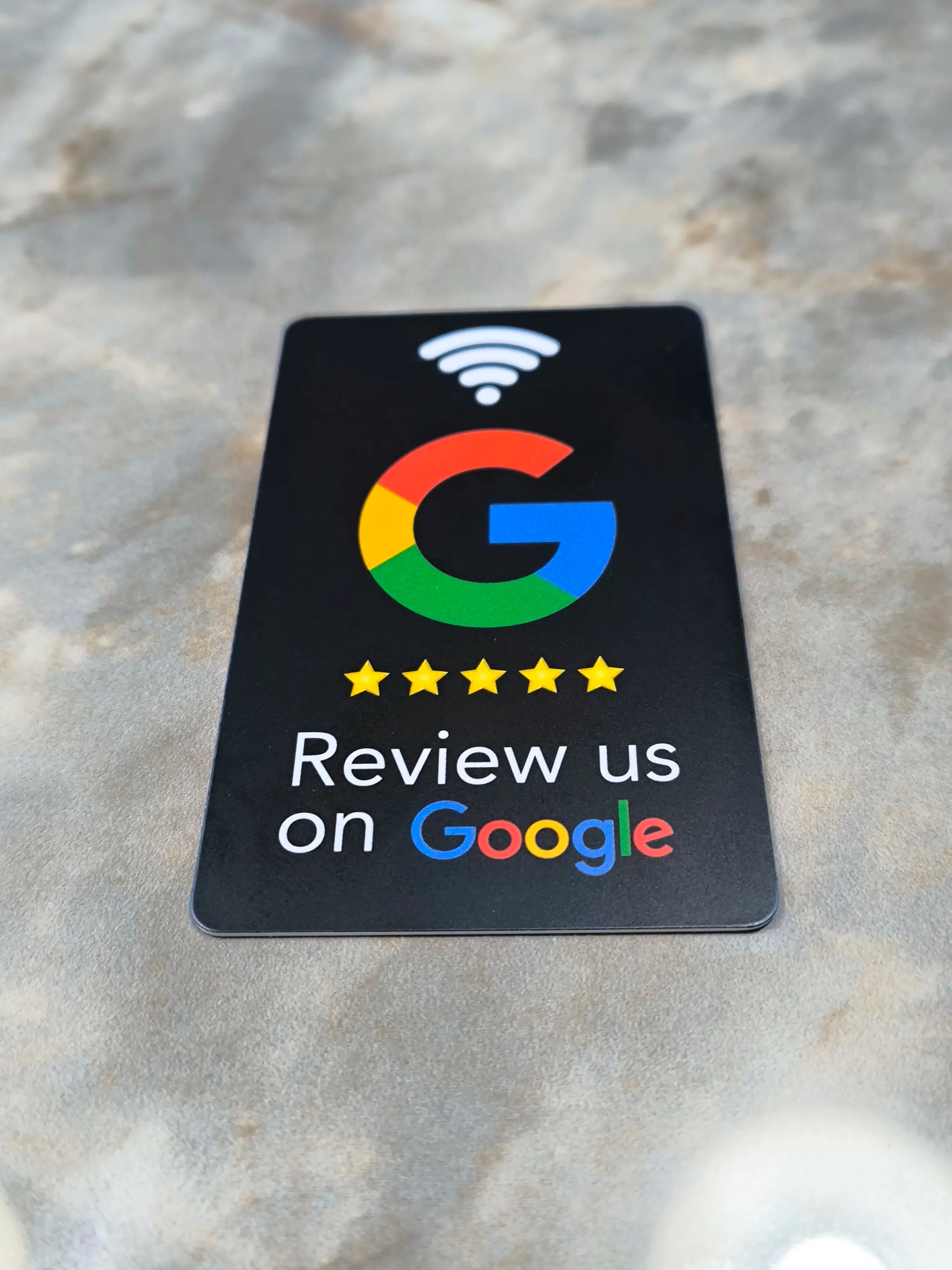 Google Review Card - Rectangle - NFC Google Reviews card