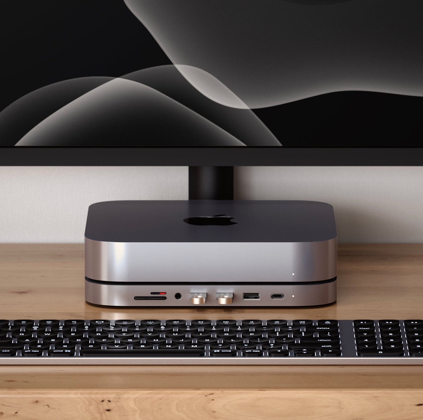 Satechi USB-C Aluminium Stand & Hub for Mac Mini