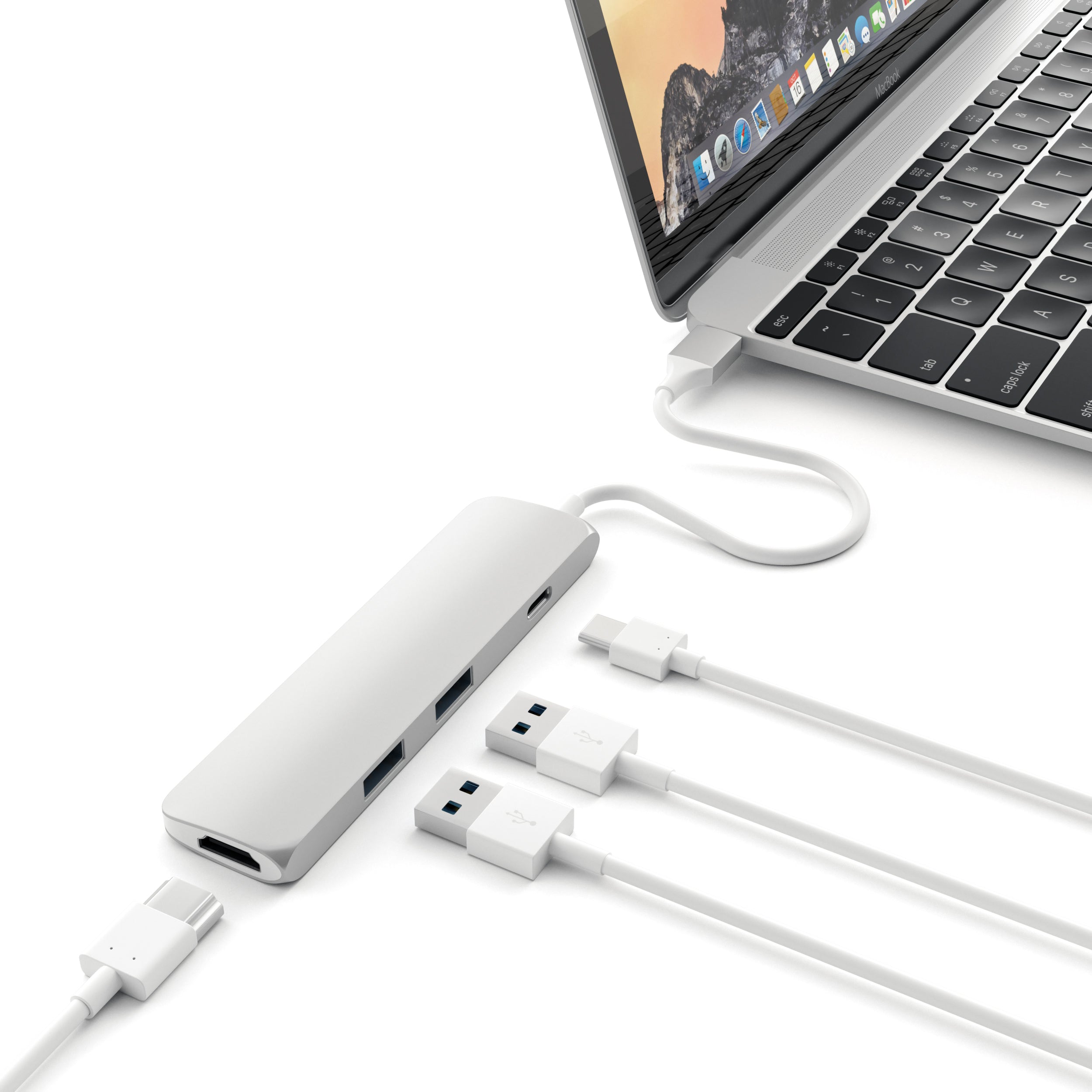 Satechi USB-C Slim Alu Multiport Hub