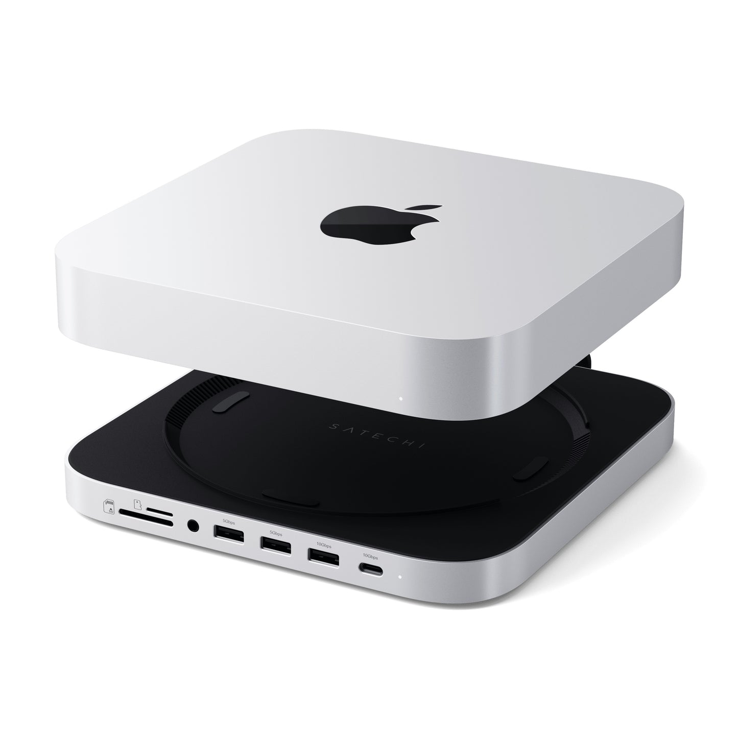 Satechi USB-C Alu Stand & Hub m. NVME SSD Fach für Mac mini