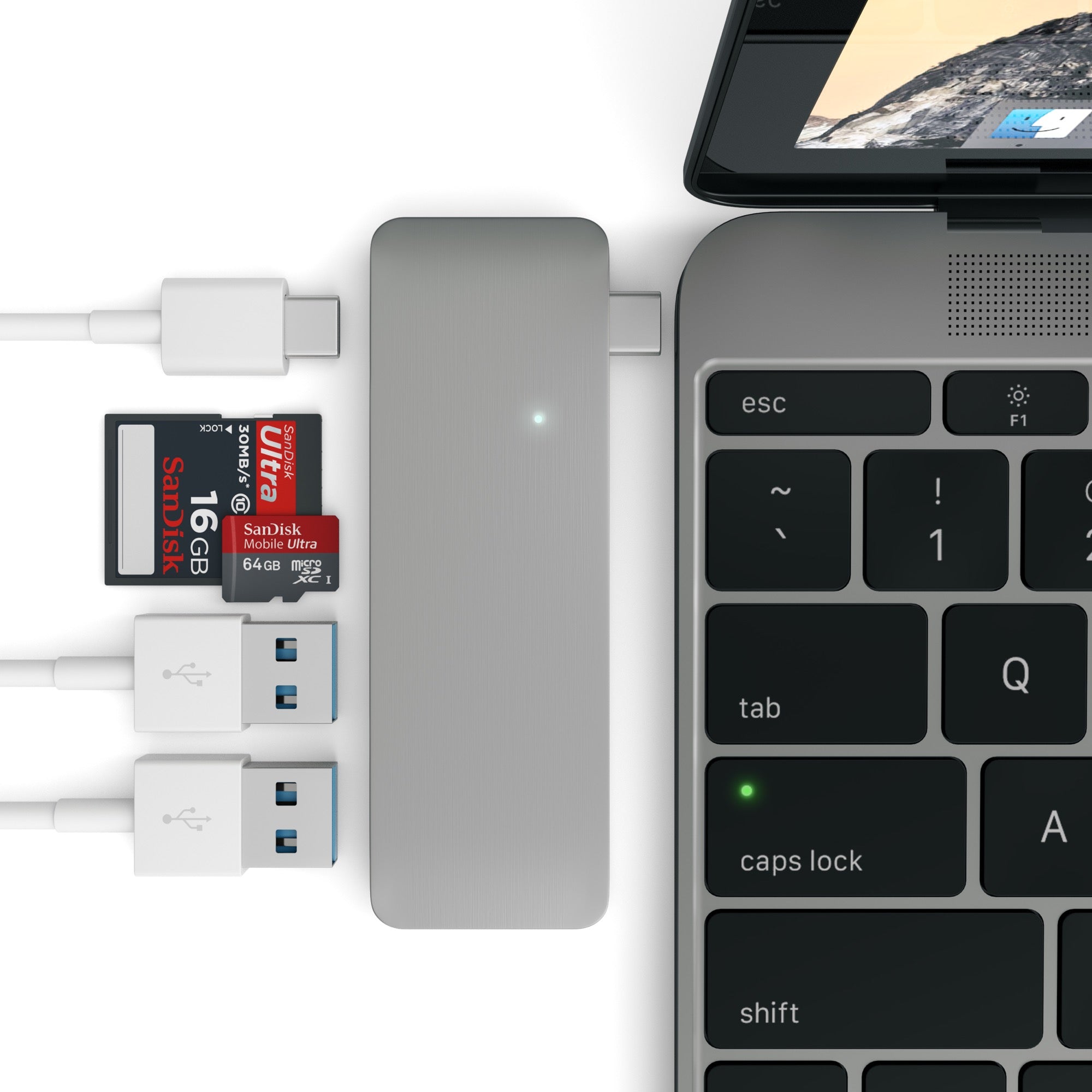 Satechi USB-C Combo Hub mit Ladefunktion