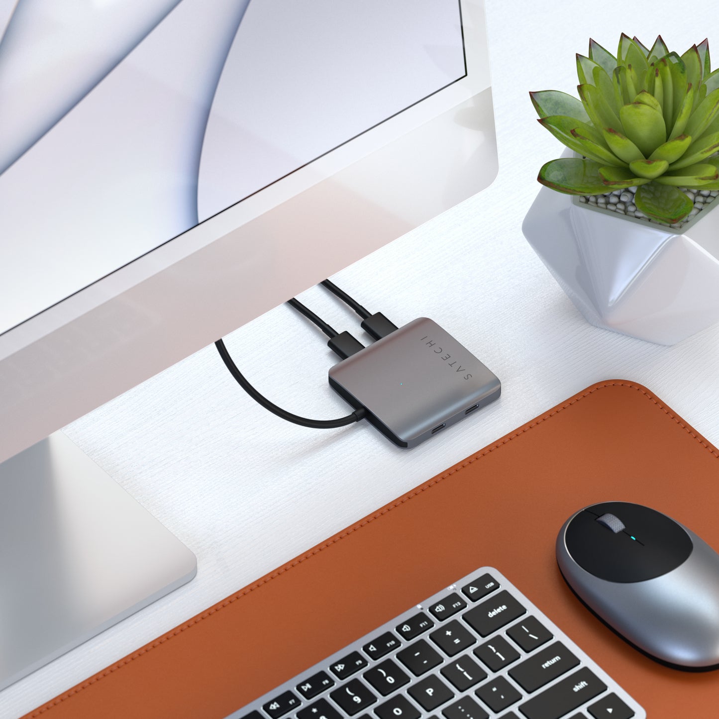 Satechi 4 Port USB-C Alu Hub