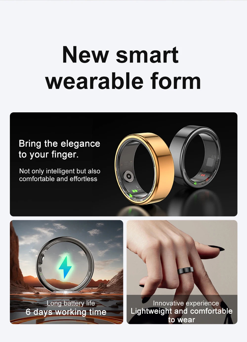 COLMI R02 Smart Ring - Gold