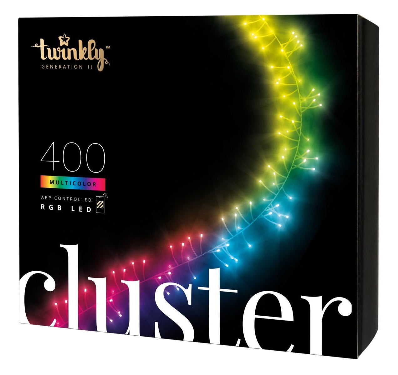 Twinkly CLUSTER mit 400 RGB LEDs 4.3 mm, 6.0 m