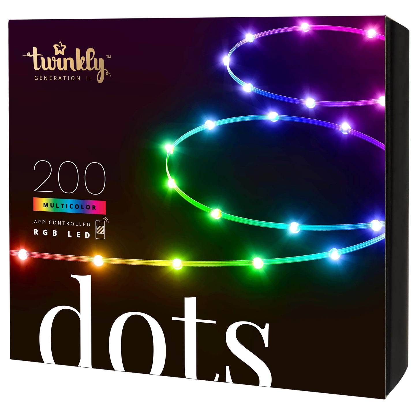 Twinkly DOTS mit 200 RGB LED 7.0 mm, 10 m