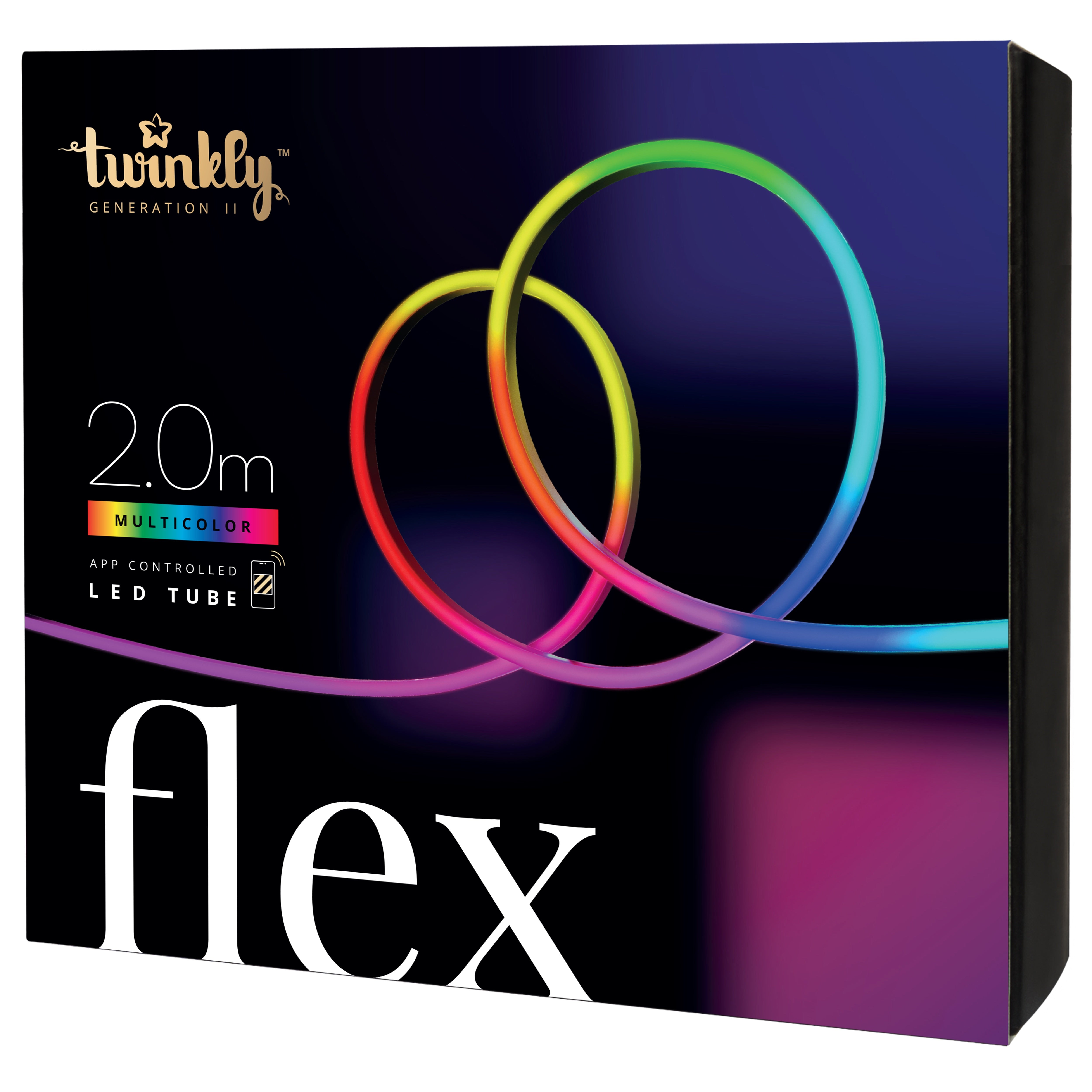 Twinkly FLEX LED Schlauch mit 192 RGB LED, 2m