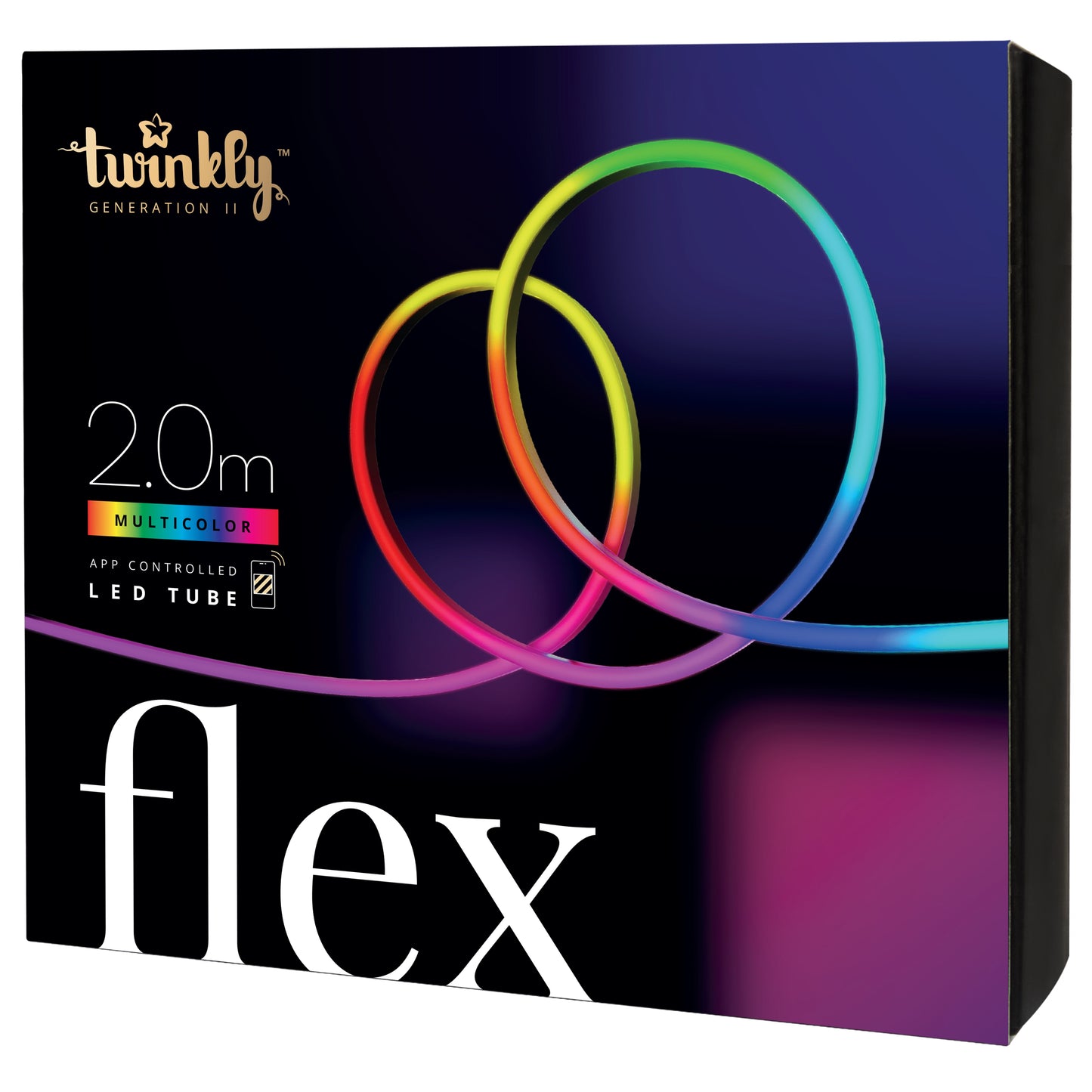 Twinkly FLEX LED Schlauch mit 192 RGB LED, 2m