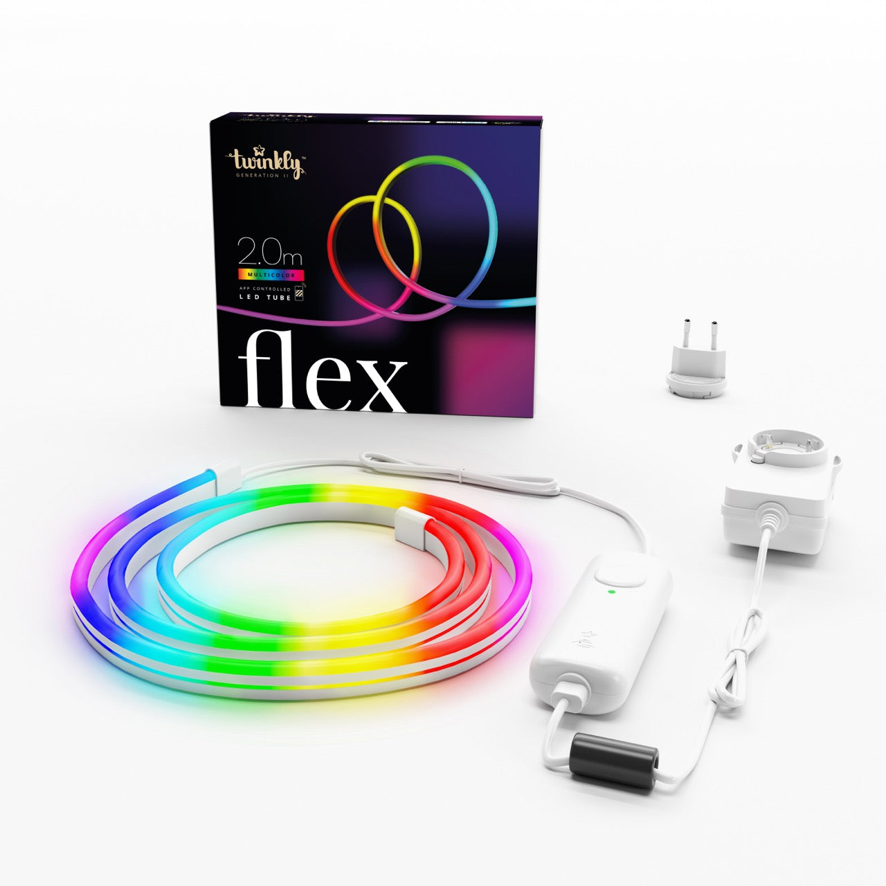 Twinkly FLEX LED Schlauch mit 192 RGB LED, 2m