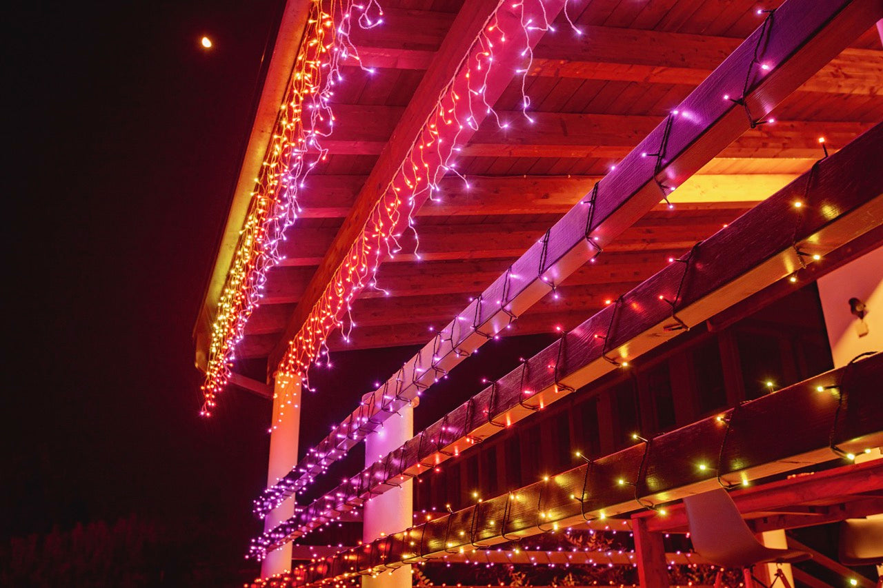 Twinkly ICICLE mit 190 RGB+W LED 5mm, 5.5m