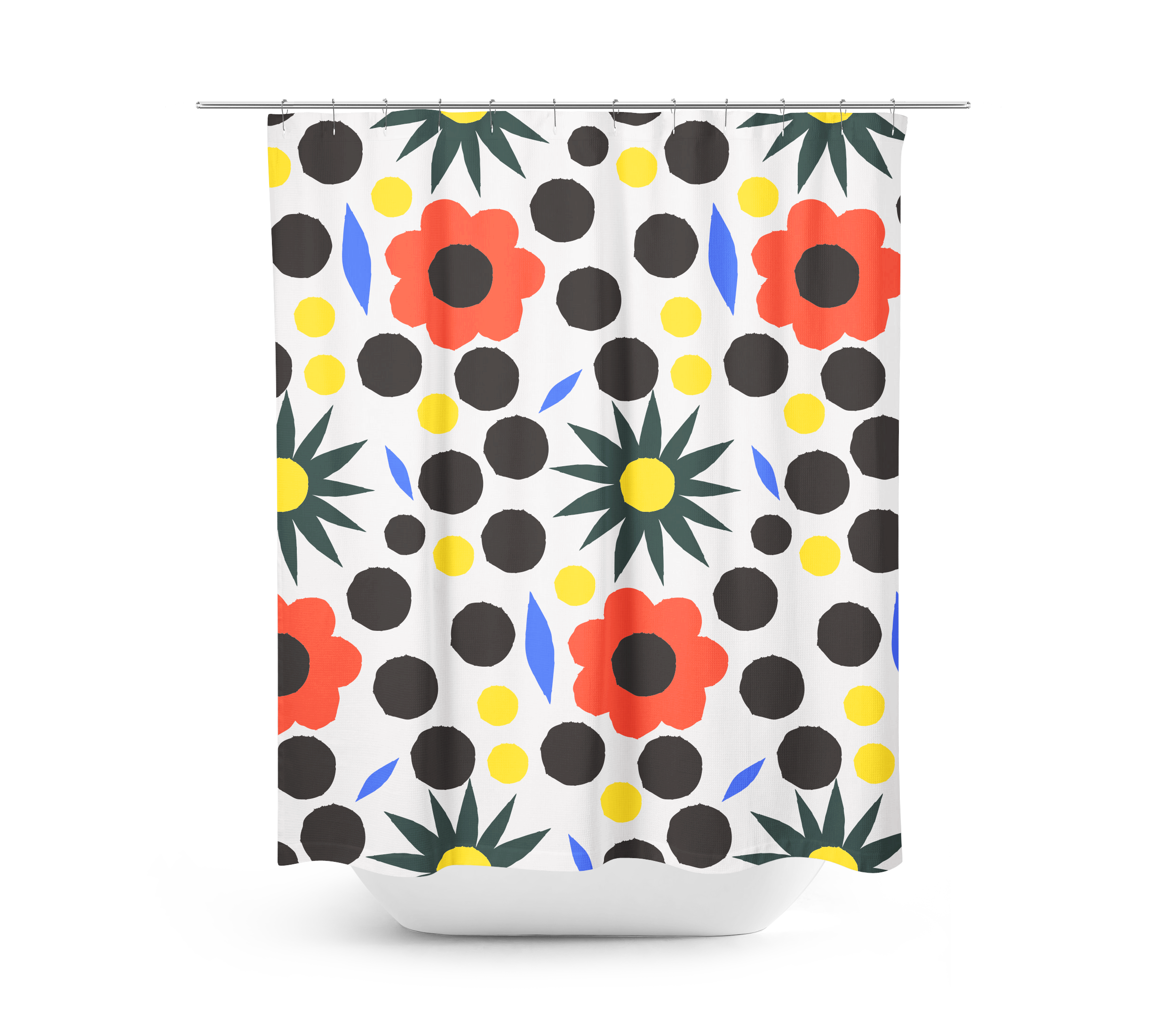 Helen George Exclusive Linens Shower Curtain - Sun Flower